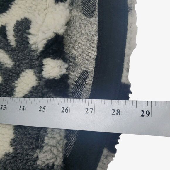 Dylan Fleece Jacket Hooded Mens XL Black Gray Camouflage Pullover Side Zip - Picture 9 of 10